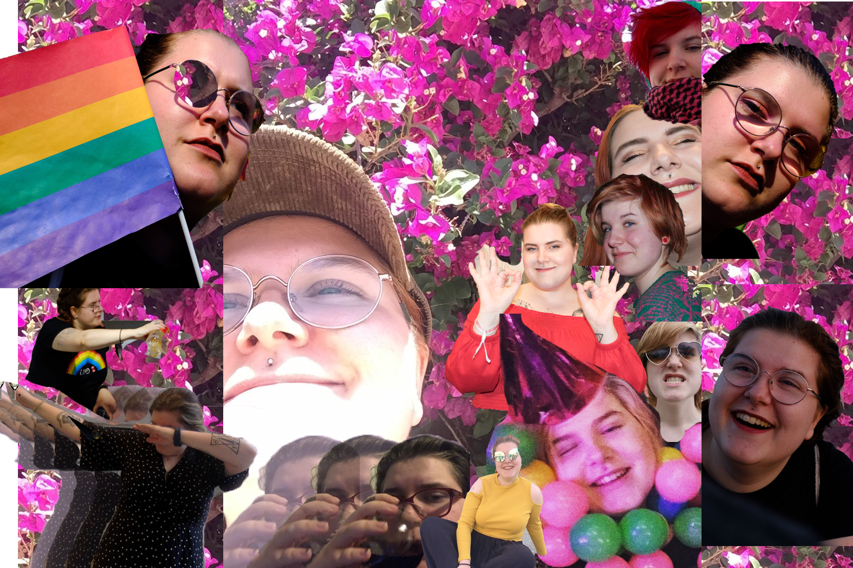Collage lagd i photoshop